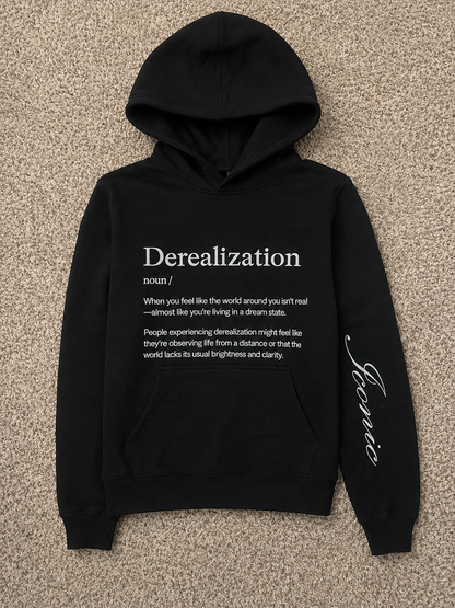 Black Derealization Hoodie