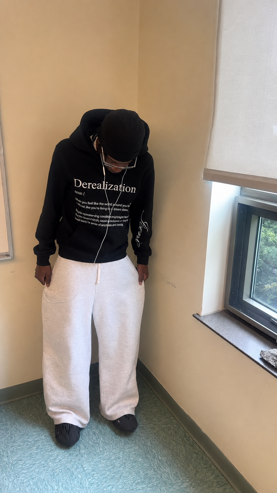 Black Derealization Hoodie